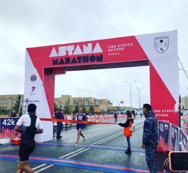 Гульжанат Жанатбек заняла второе место на Astana Marathon 2019