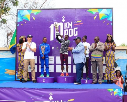 Caroline Kipkirui won the Port Gentil 10k in Gabon