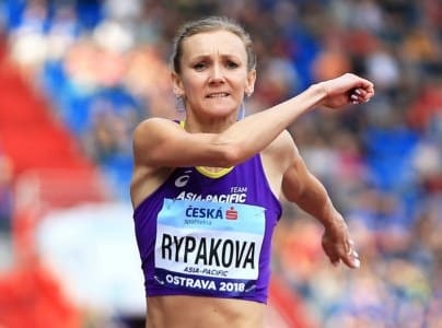 Olga Rypakova took second place at the Continental Cup in Ostrava
