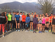 Нора Джеруто и Дэйзи Джэпкимей представляют Всемирную элиту среди швейцарских топовых бегунов, собравшихся в Швейцарском Олимпийском учебном центре в Тенеро, недалеко от Лугано, в итальянской части Швейцарии.